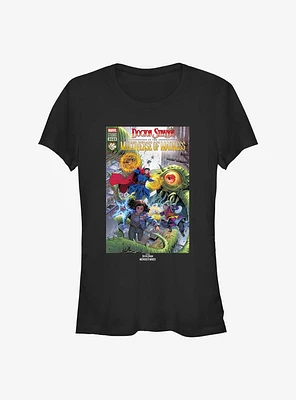 Marvel Doctor Strange The Multiverse Of Madness Modern Comic Cover Girls T-Shirt