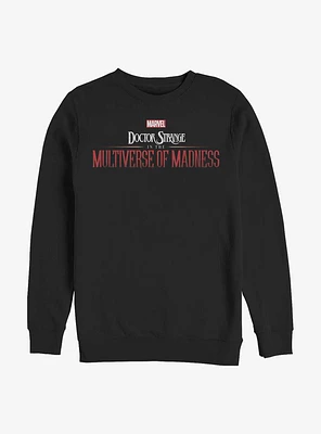 Marvel Doctor Strange The Multiverse Of Madness TItle Crew Sweatshirt