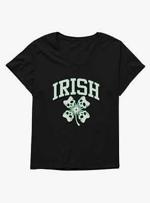 HT: St Patrick's Day Irish Girls T-Shirt Plus