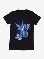 Fairies By Trick Blue Wing Womens T-Shirt