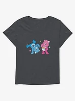 Care Bears Grumpy And Cheer Cartwheel Plus Girls T-Shirt