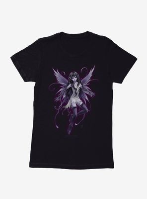 Fairies By Trick Purple Pixie Fairy Womens T-Shirt