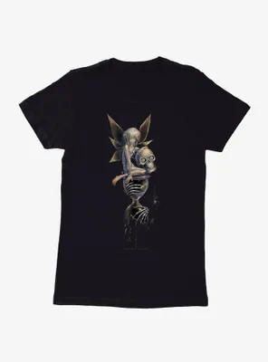 Fairies By Trick Skull Fairy Womens T-Shirt