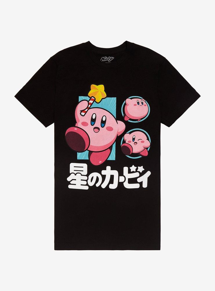 Hot Topic Kirby Star Rod Poses T-Shirt