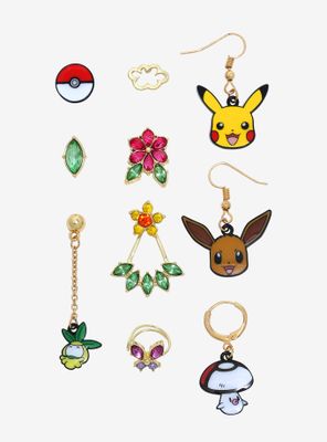 Pokémon Pikachu & Eevee Mix & Match Earring Set - BoxLunch Exclusive