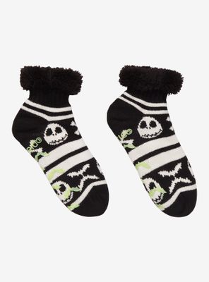 The Nightmare Before Christmas Jack & Bat Cozy Slipper Socks