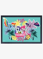 My Little Pony Fun and Friendship Framed Wood Wall Art