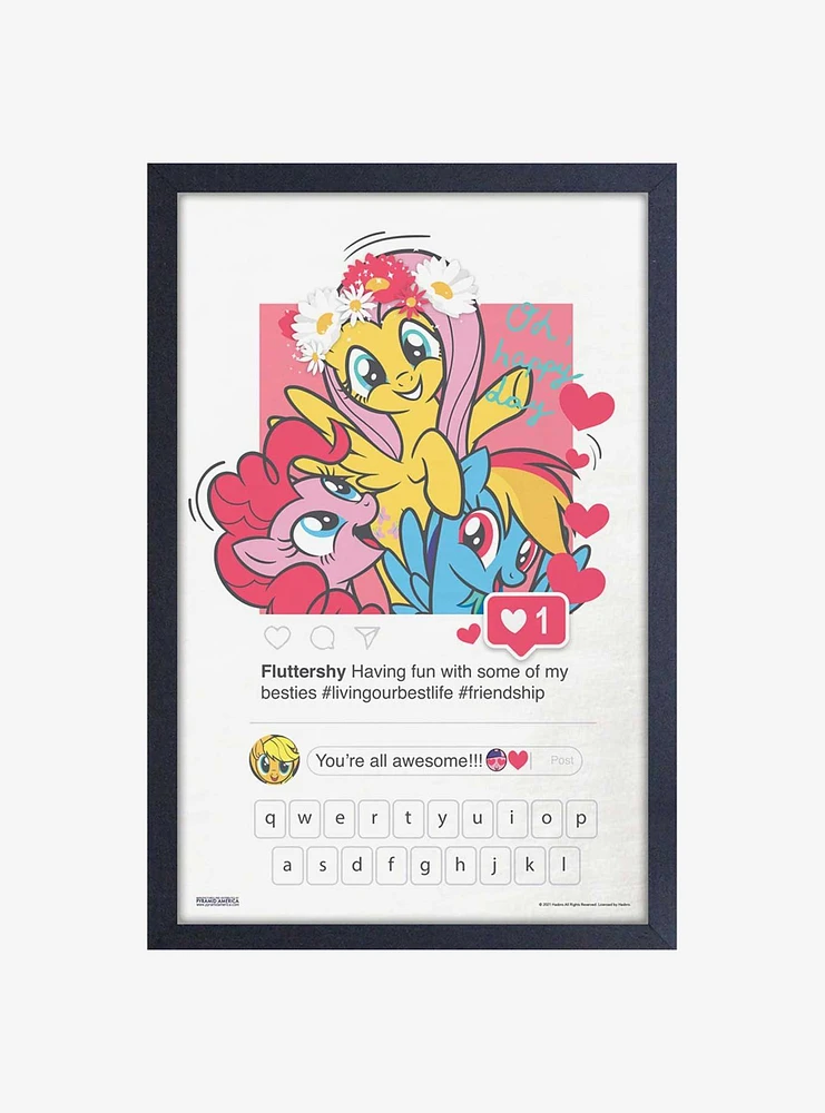 My Little Pony Insta Framed Wood Wall Art