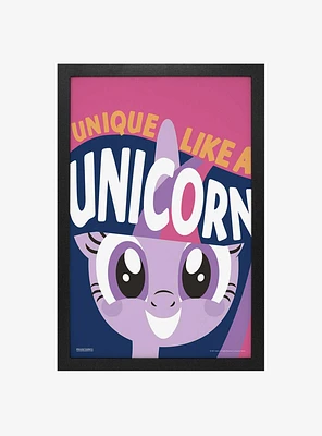 My Little Pony Unicorn Framed Wood Wall Art