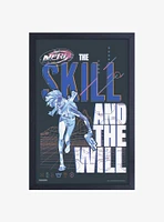 Nerf Skill and Will Framed Wood Wall Art