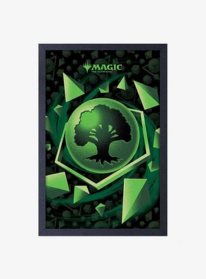 Magic The Gathering Nature Framed Wood Wall Art