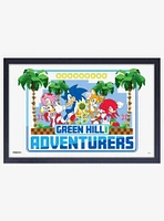 Sonic the Hedgehog Adventures Framed Wood Wall Art