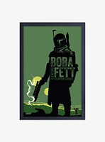 Star Wars Book of Boba Fett For Hire Framed Wood Wall Art