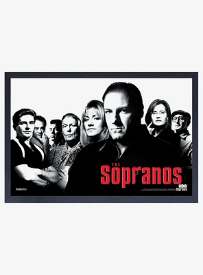 The Sopranos Group Framed Wood Wall Art