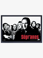 The Sopranos Group Framed Wood Wall Art