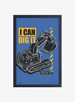 Tonka Dig It Framed Wood Wall Art