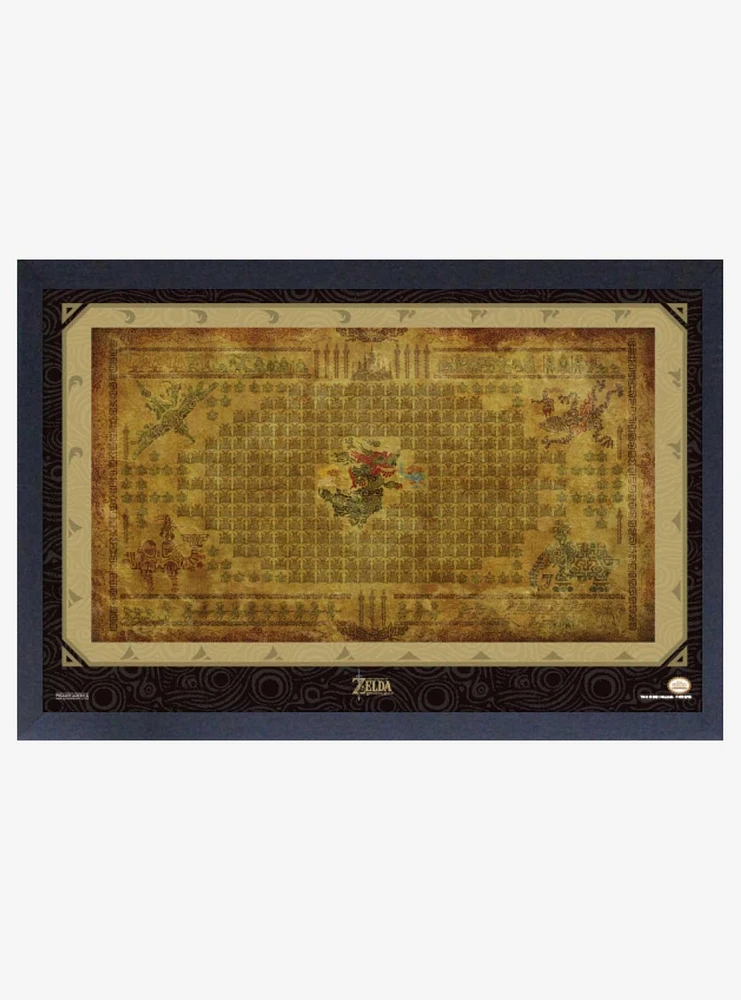 Nintendo Legend of Zelda Breath of the Wild Calamity Ganon Tapestry Framed Wood Wall Art