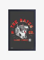 Star Wars The Bad Batch Helmet Framed Wood Wall Art