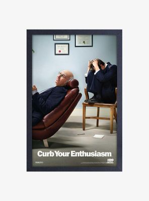 Curb Your Enthusiasm Therapy Framed Wood Wall Art