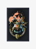 Dungeons and Dragons Group Framed Wood Wall Art