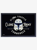 Star Wars The Clone Wars Clone Army Framed Wood Wall Art