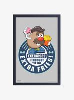 Mr. Potato Head Extra Fries Framed Wood Wall Art