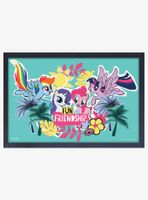 My Little Pony Fun and Friendship Framed Wood Wall Art