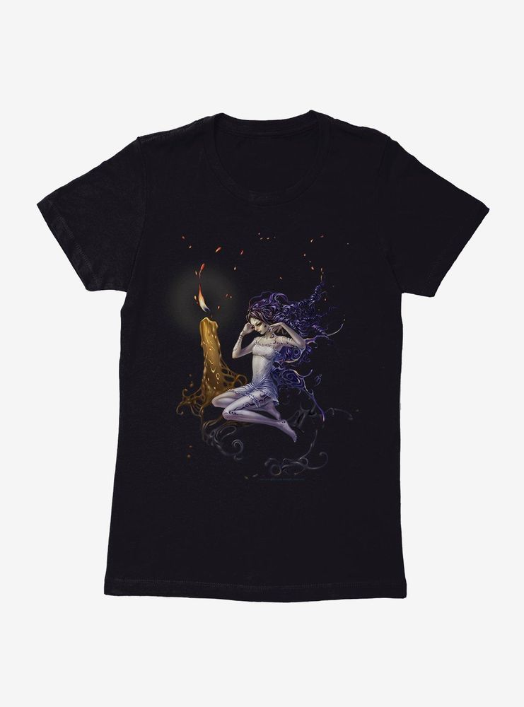 Fairies By Trick Candle Fairy Womens T-Shirt