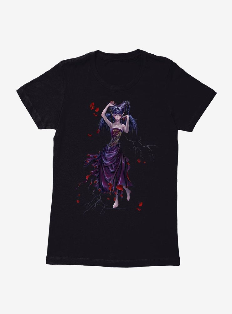 Fairies By Trick Drippy Roses Fairy Womens T-Shirt