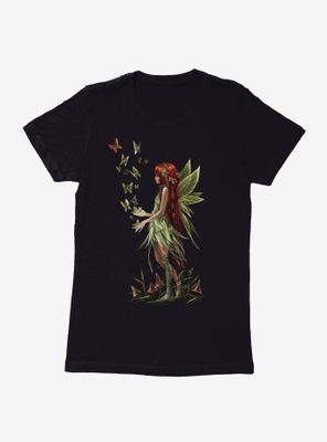 Fairies By Trick Sweet Green Fairy Womens T-Shirt