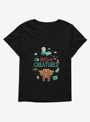 Harry Potter Magical Creatures Womens T-Shirt Plus