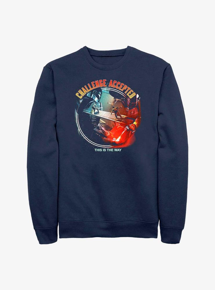 Star Wars Book Of Boba Fett Challenge Accepted Sweatshirt