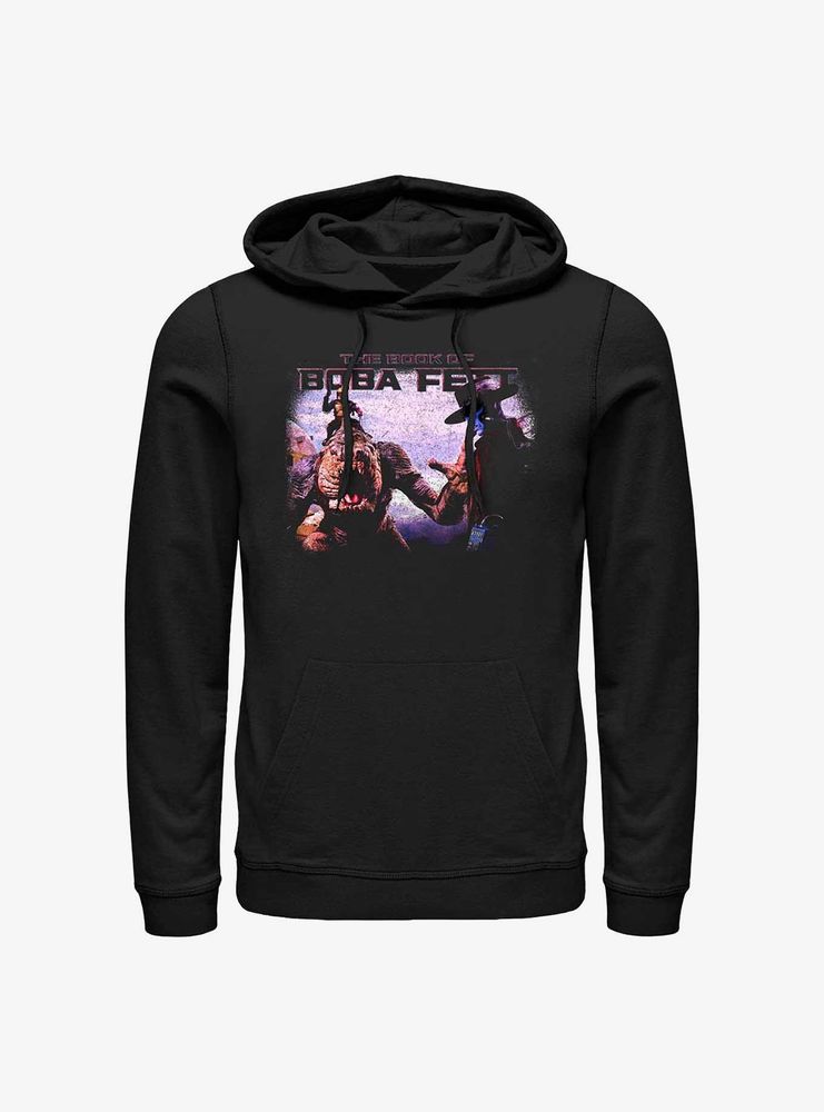 Star Wars Book Of Boba Fett Cad Bane Vs Rancor Rider Hoodie