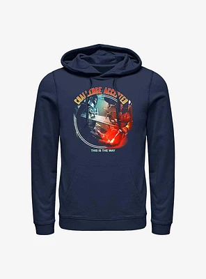 Star Wars Book Of Boba Fett Challenge Accepted Hoodie