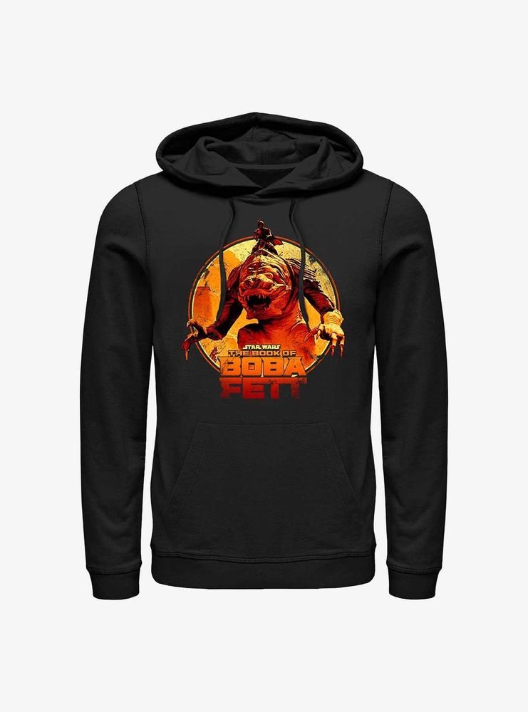 Star Wars Book Of Boba Fett The Rancor Rider Hoodie