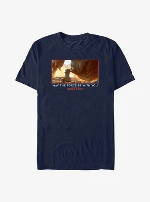 Star Wars Book Of Boba Fett The Child & Rancor May Force Be With You T-Shirt