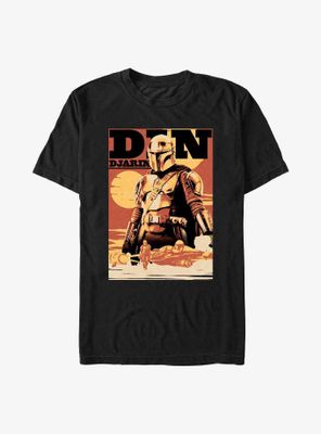 Star Wars Book Of Boba Fett Din Djarin The Mandalorian T-Shirt