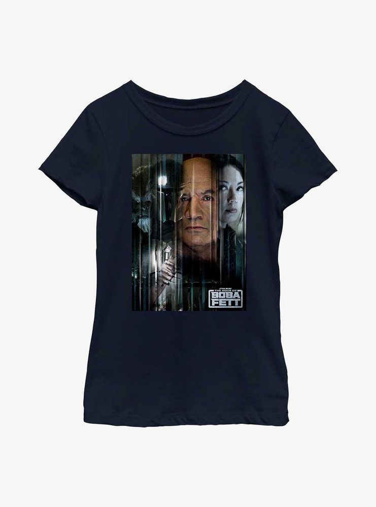 Star Wars Book Of Boba Fett Poster Youth Girls T-Shirt