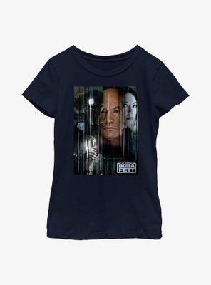 Star Wars Book Of Boba Fett Poster Youth Girls T-Shirt