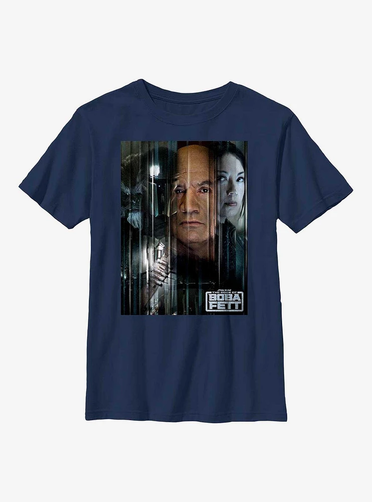 Star Wars Book Of Boba Fett Poster Youth T-Shirt