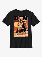 Star Wars Book Of Boba Fett Din Djarin The Mandalorian Youth T-Shirt