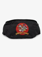 Looney Tunes Bullseye Logo Canvas Fanny Pack