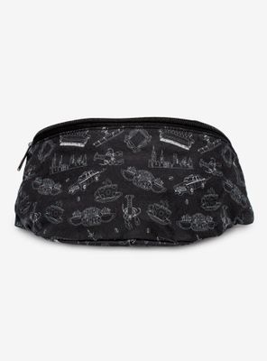 Friends Toss Print Fanny Pack