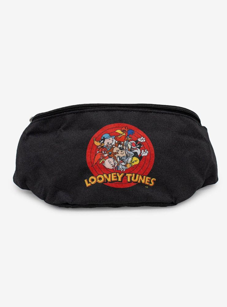 Looney Tunes Bullseye Logo Canvas Fanny Pack