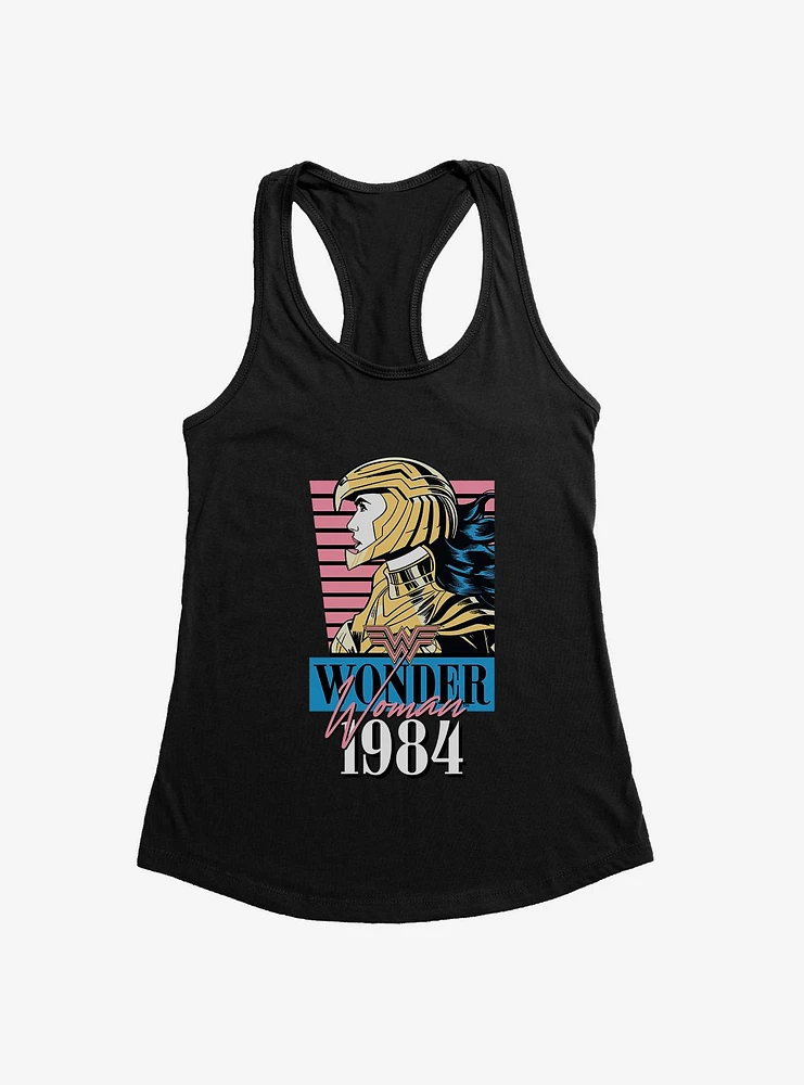 DC Comics Wonder Woman 1984 Retro Golden Eagle Armor Side Profile Girl's Tank