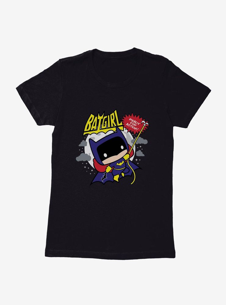 DC Comics Batman Chibi Batgirl Action Womens T-Shirt