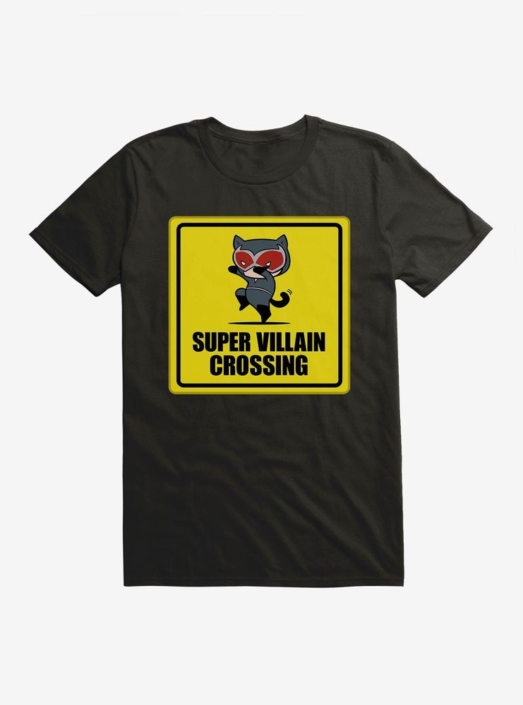 DC Comics Batman Chibi Catwoman Villain Crossing T-Shirt