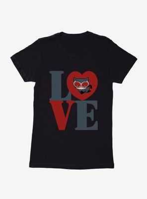 DC Comics Batman Chibi Catwoman Love Womens T-Shirt