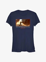 Star Wars The Book Of Boba Fett Child Never Give Up Girls T-Shirt