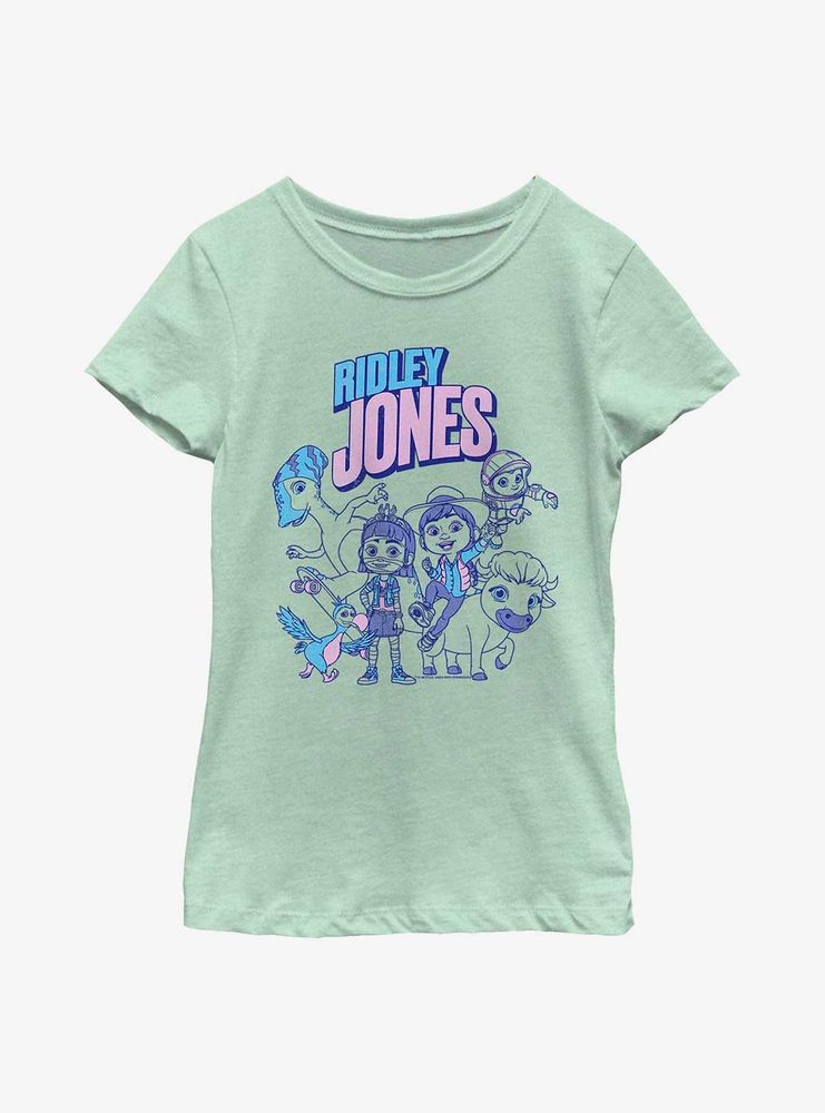 Ridley Jones Brave Group Youth Girls T-Shirt